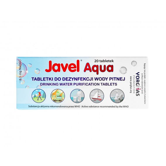 Tabletki do uzdatniania wody Javel Aqua