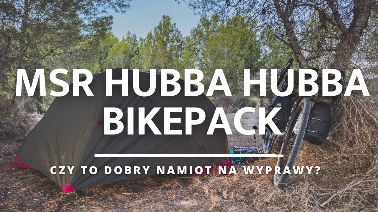 Test namiotu rowerowego MSR Hubba Hubba Bikepack – Mamba on Bike