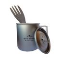 Zestaw Fjord Nansen kubek + łyżko-widelec JACON TITANIUM SET
