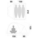 Namiot 3-osobowy Fjord Nansen ANDY III 4 kg