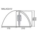 Namiot 4-osobowy Fjord Nansen Malaga IV 9.3 kg
