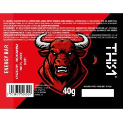 Baton energetyczny THIS-1 orzechy/OSTRA wołowina 40 g