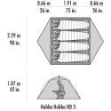 Namiot 3-osobowy Hubba Hubba HD 3
