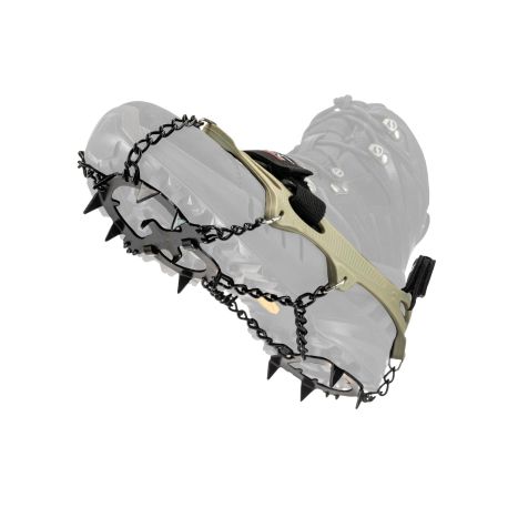 Nakładki antypoślizgowe na buty Nortec Alp - raczki trekingowe - forest