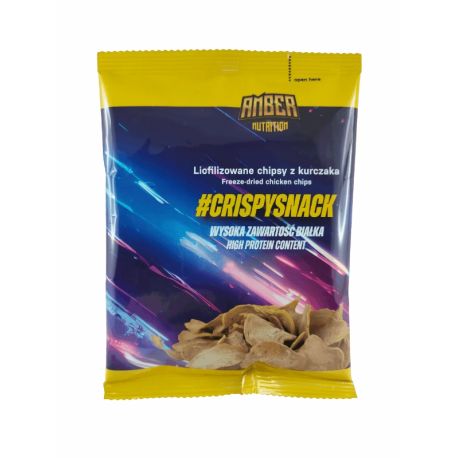 Liofilizowane chipsy z kurczaka Amber Nutrition klasyczne 18 g