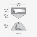 Namiot Turystyczny 1-osobowy MSR Hubba NX