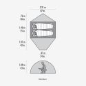 Namiot Wyprawowy MSR Remote 2 - wymiary